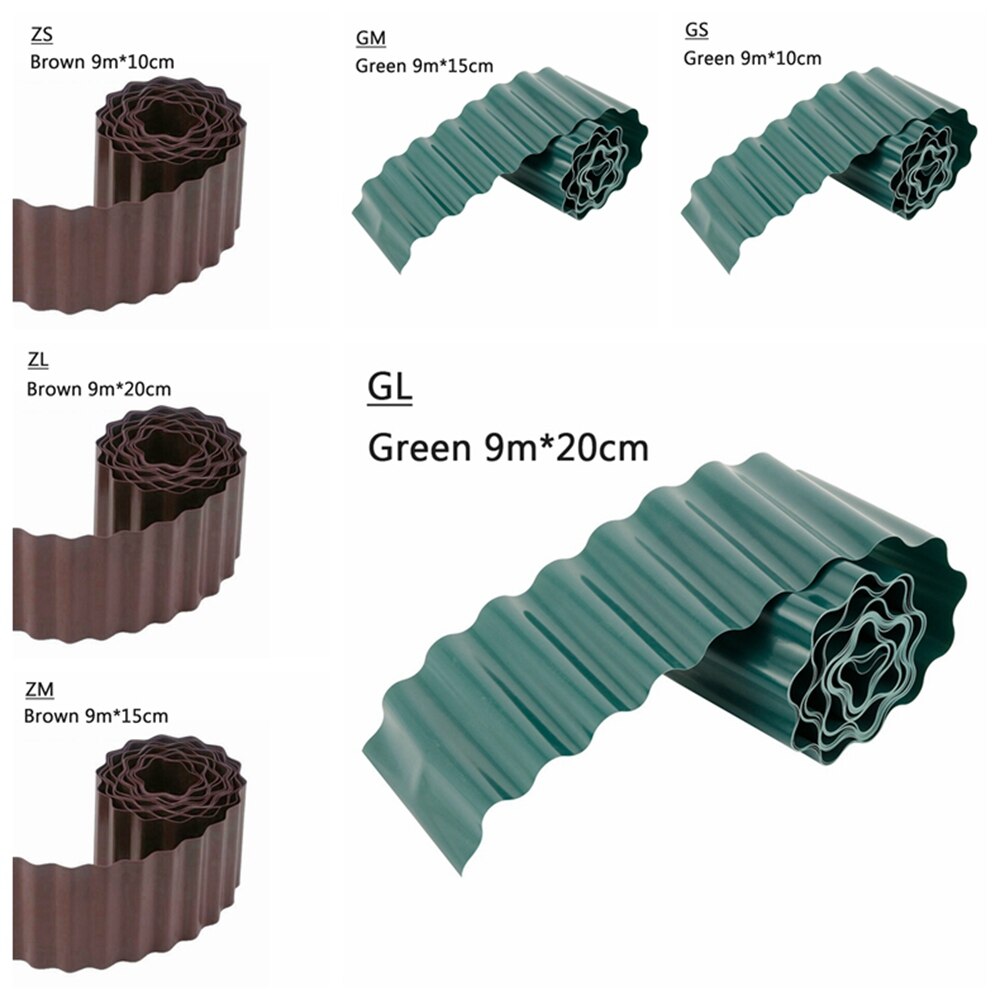 Garden Lawn Edging Strip Flexible Plastic Decoration Border Courtyard Fence DIY Garden Fence Decorative