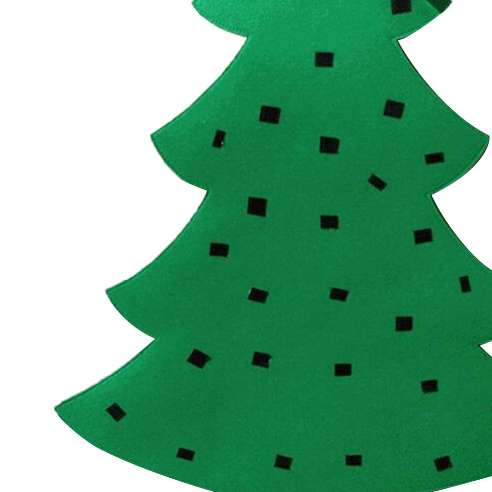 DIY Felt Christmas Tree Kids Xmas for Christmas Decorations (Green)