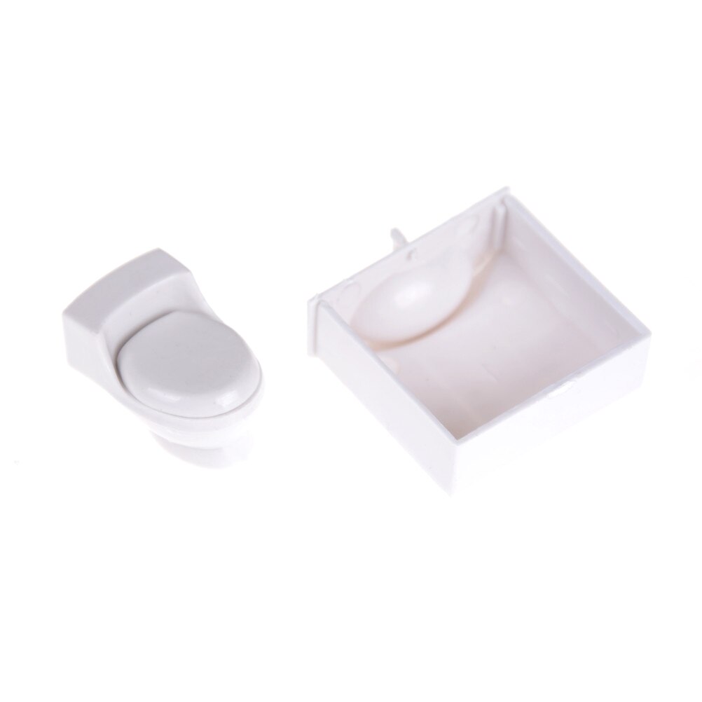 3 stuks poppenhuis badkamer benodigdheden mini badkuip dichtstbijzijnde gereedschap wastafel miniatuur meubels speelgoedset