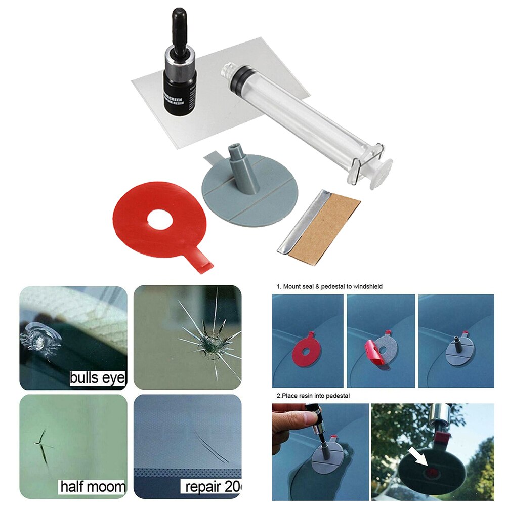 Glass Crack Car Window Repair Tool Chip Glass Antioxidant Waterproof 10ml