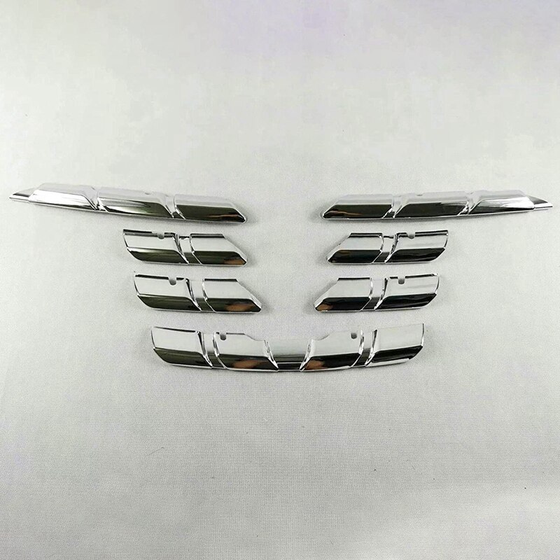 Voiture calandre couverture moulure de garnissage Chrome Abs protecteur autocollant pour Renault Kadjar