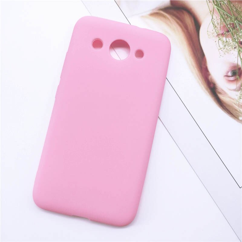 Soft TPU Case For Huawei Y3 Case Silicone Phone Back Cover For Huawei Y3 / Y5 lite CRO-U00 CRO-L22 U00 Cover Capa: Pink