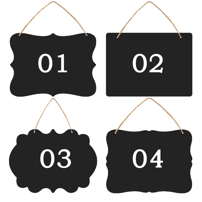 Lille tavle mini dobbeltsidet opslagstavle i træ etiket prisskilt tavler børn tavle , 23 x 17cm