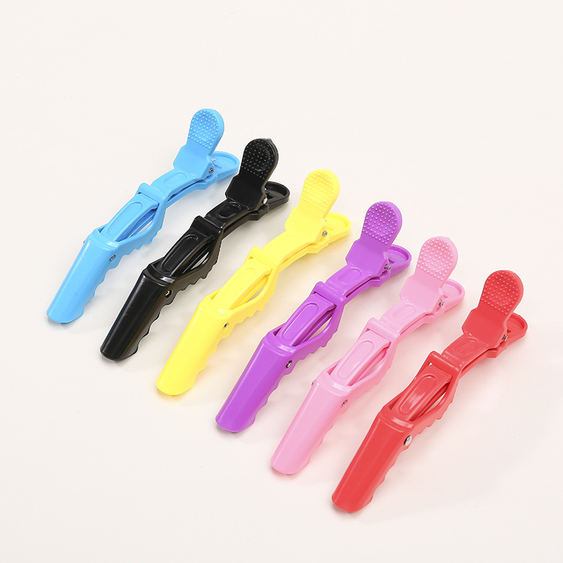 Pinzas de pelo de cocodrilo de plástico, pinzas de peluquería, pinza para el pelo, peluquero , horquillas de estilismo, pasadores, accesorios para el cabello