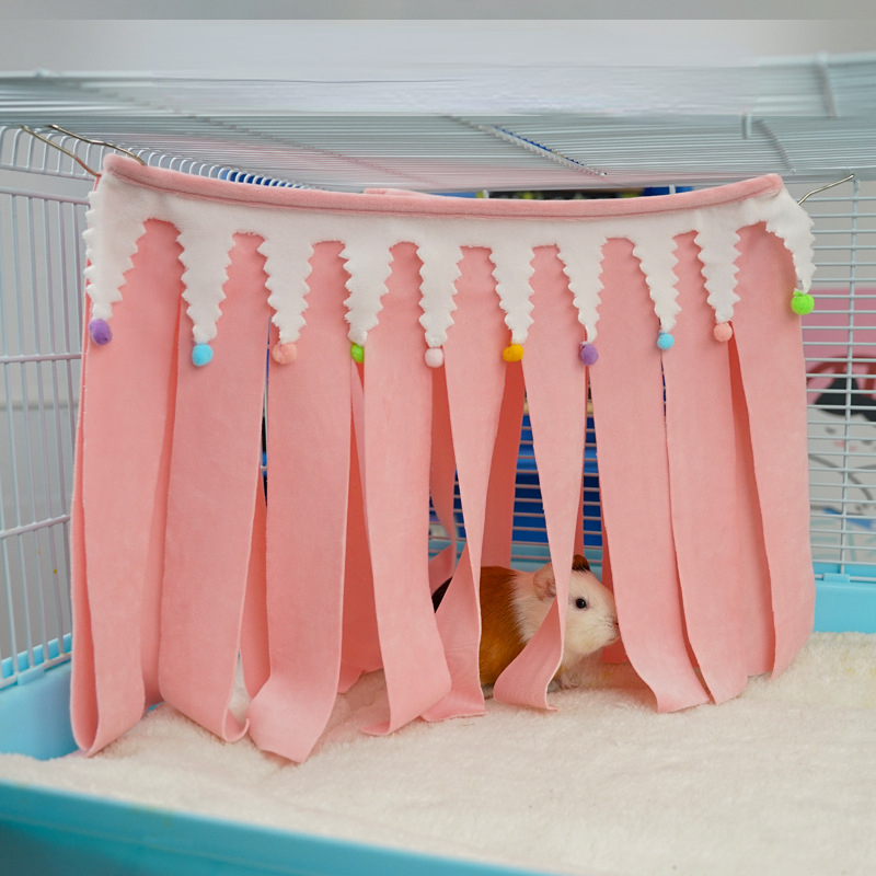 Amaca per ratti Accessori per gabbie nasconde per piccoli animali domestici per tenda per criceti Sacco a pelo appeso porcellino d'India riccio coniglio giocattoli