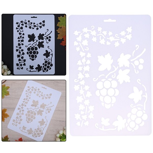 Sztuczne kwiaty DIY nawarstwianie plastikowe szablony linijka szablon ścienny Scrapbooking malowanie dekoracja robić albumu na zdjęcia rękodzieło wytłaczane karty papierowe: 01