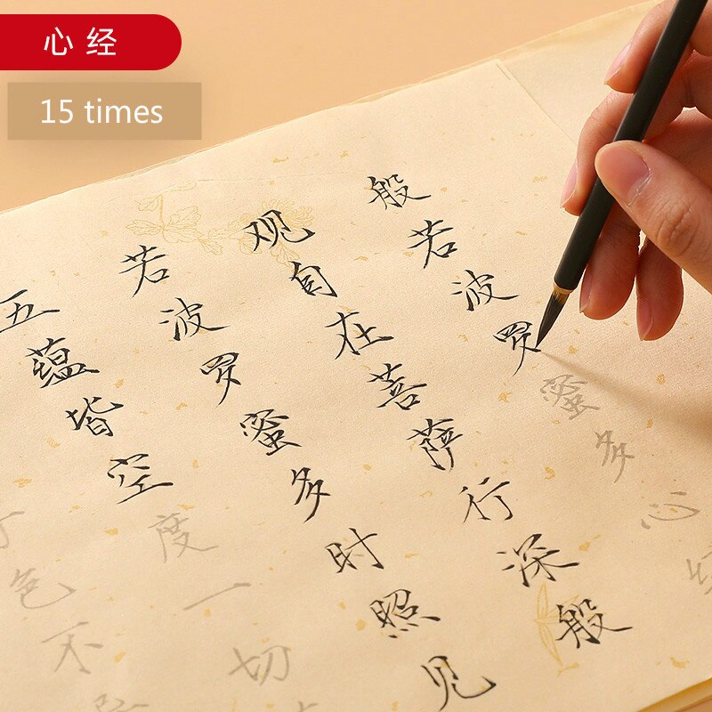 Xuan Paper Calligraphy Copybook Calligraphy Copybooks Set Song Huizong's Thin Gold Style Brush Caligrafia Copybook Sets: A