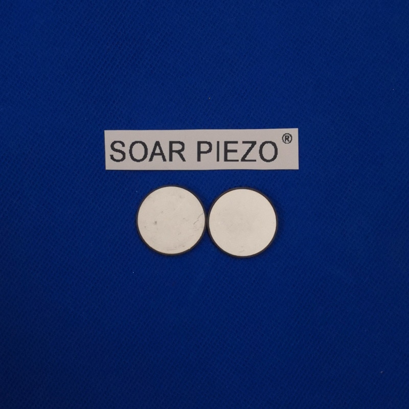 Ultrasonic Piezo Ceramic Disc 28mmx2.07mm-PZT4 1MHz Piezo Electric Disk PZT Beauty Crystals Chips Sensor PZT Transmitter Chips