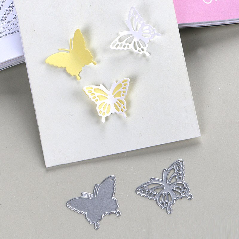 DUOFEN METALEN STANSMESSEN 3D vlinders set stencil DIY Plakboek Album