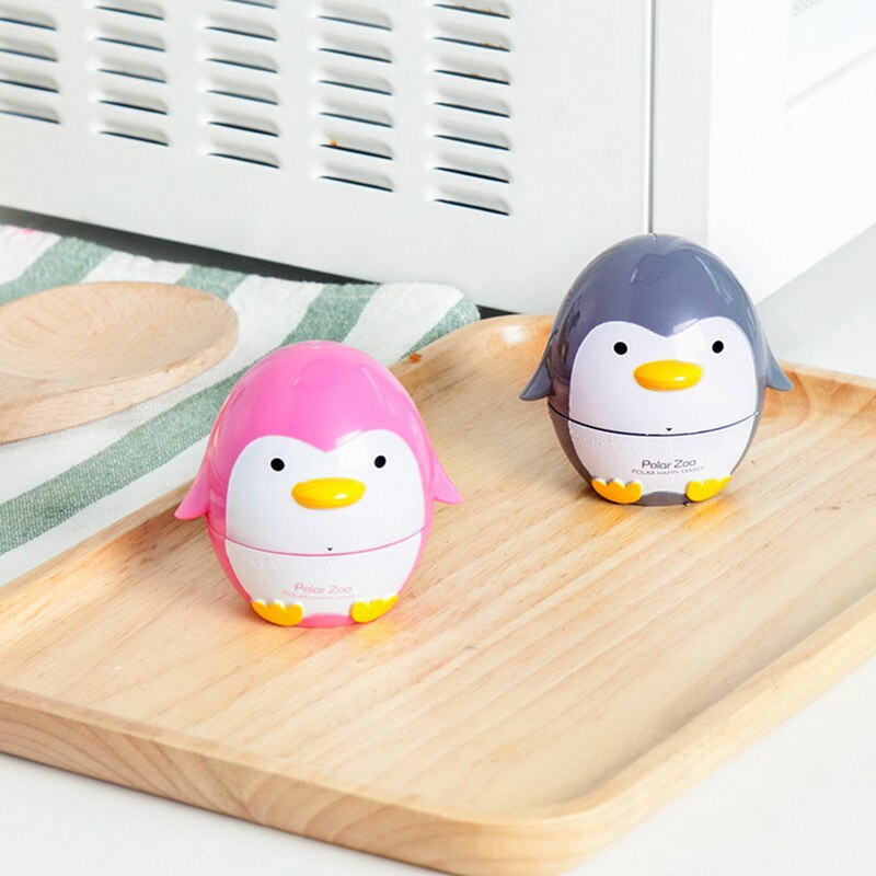 Penguin Kitchen Handle Rotage Dial Timers Reminders Mechanical Countdown Timer Cooking Busy Reminder Watch Under One Hour