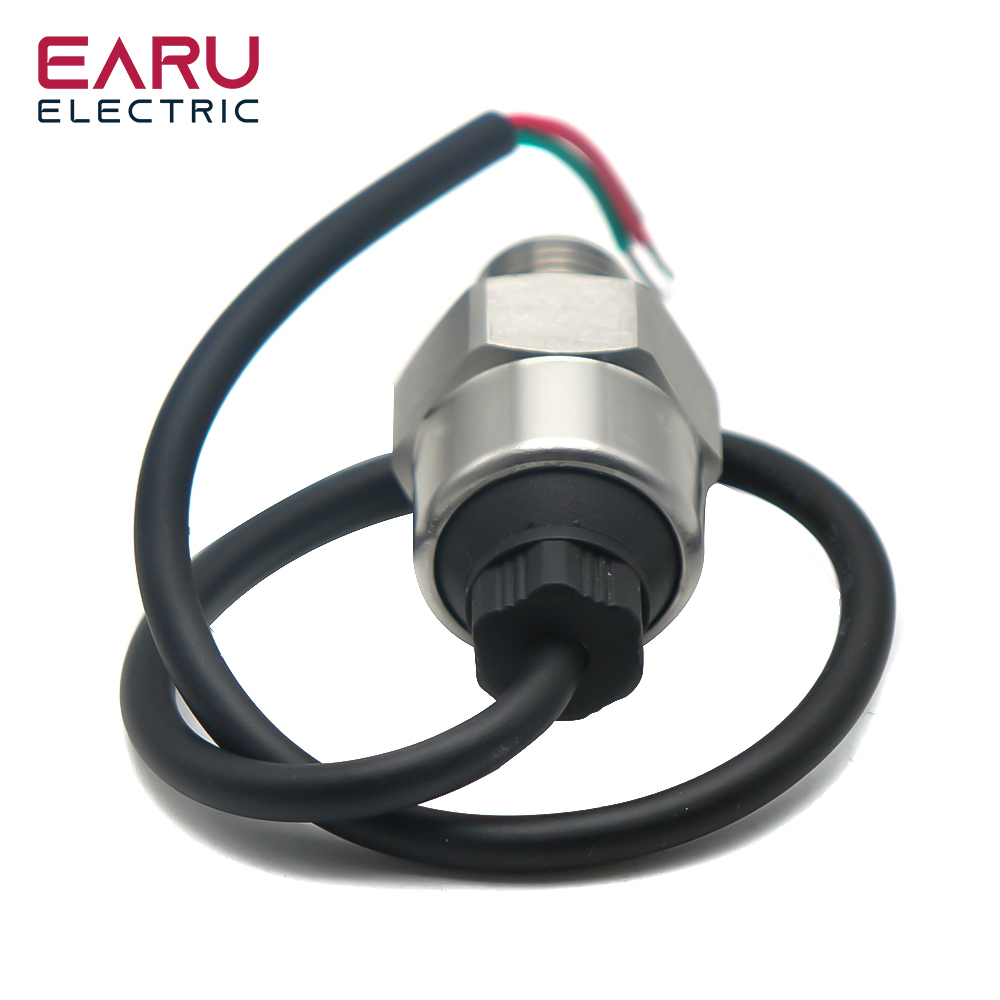 Drucksensor-Absender für Wasser, Öl, Kraftstoff, Gas, Luft, G1/4, 5 V, Keramik-Sensor, Edelstahl, 0,5 MPa, 1,2 MPa, Wandler