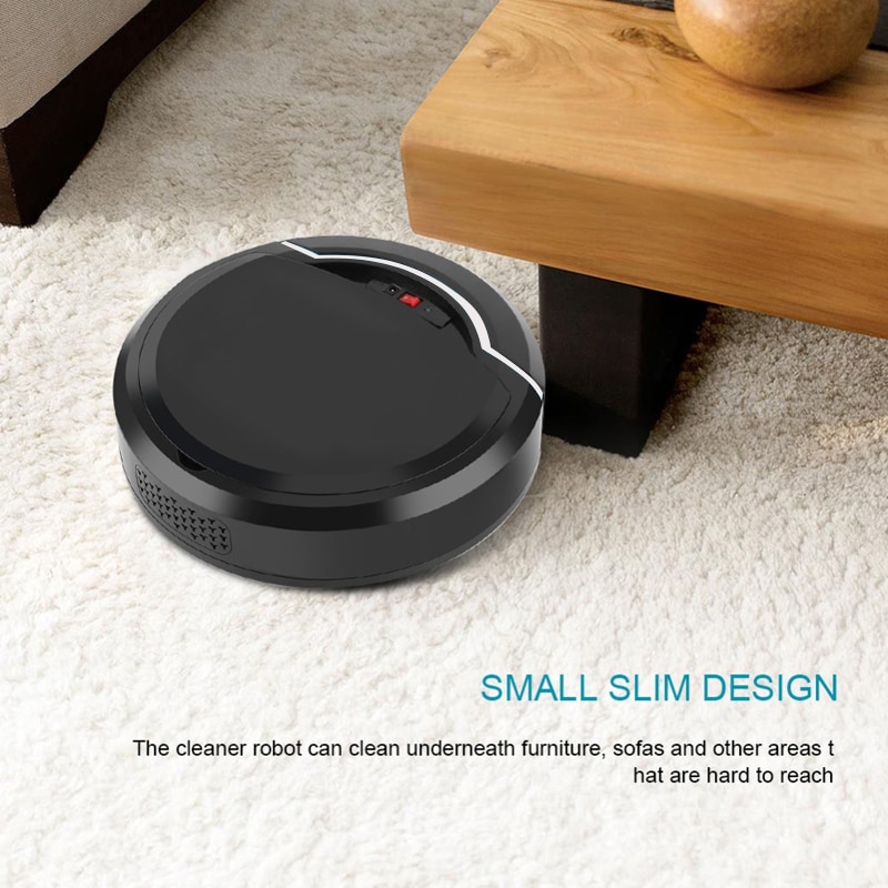 USB Rechargeable Automatic Vacuum Cleaner Robot for Home Office Dry and Wet Mopping Smart Sweeper Smart Floor Cleaning Robot