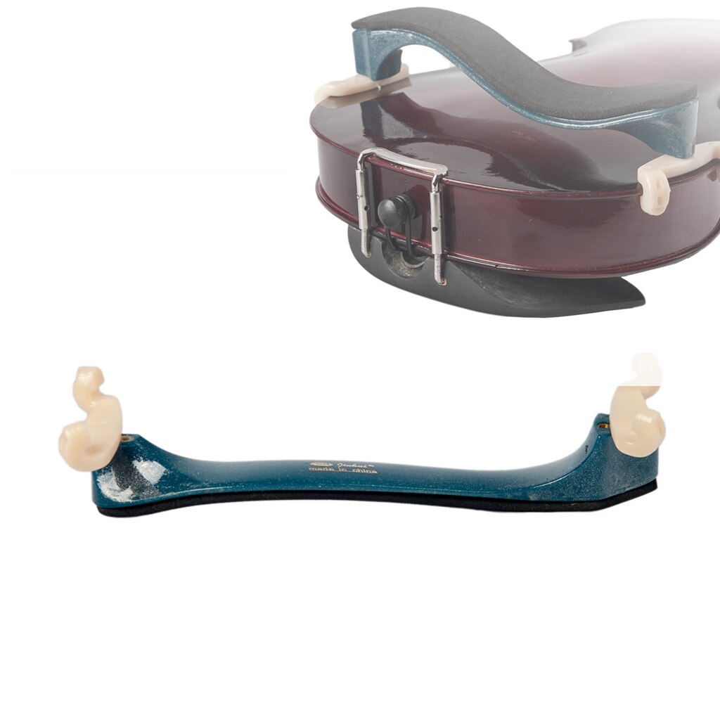 Adjustable Violin Shoulder Rest 3/4 4/4 Violin Pad Support Parts Fittings Bon Violin Shoulder Rest Foam Wood Violin: Wood Green 44 43