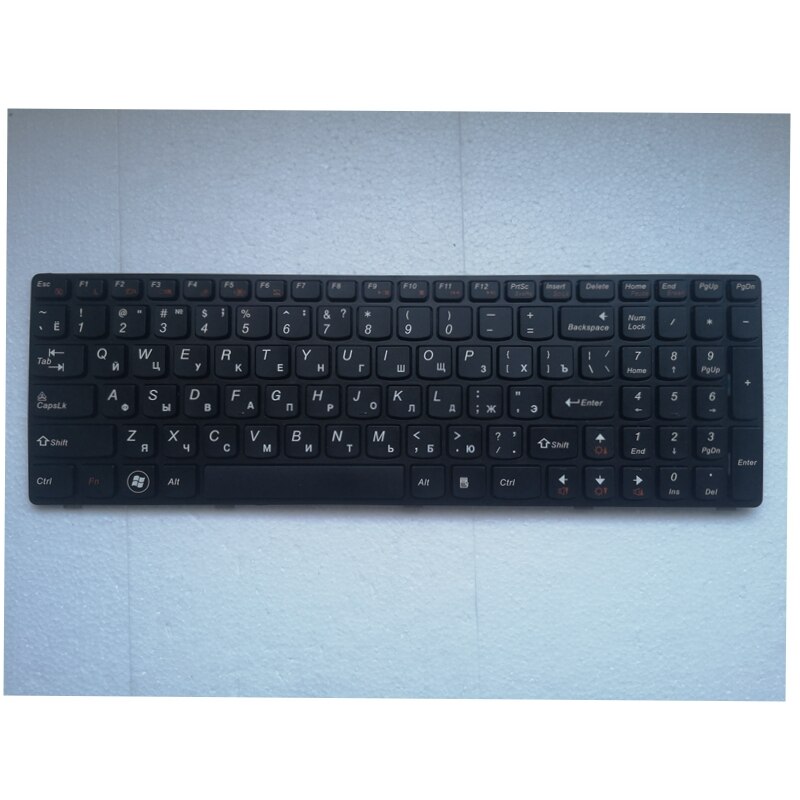 Ru sort bærbar tastatur til lenovo  b570a b570e b570g b575 b575a b575e b590 b590a b580 z570 z575 v570 v570c v575 v570g