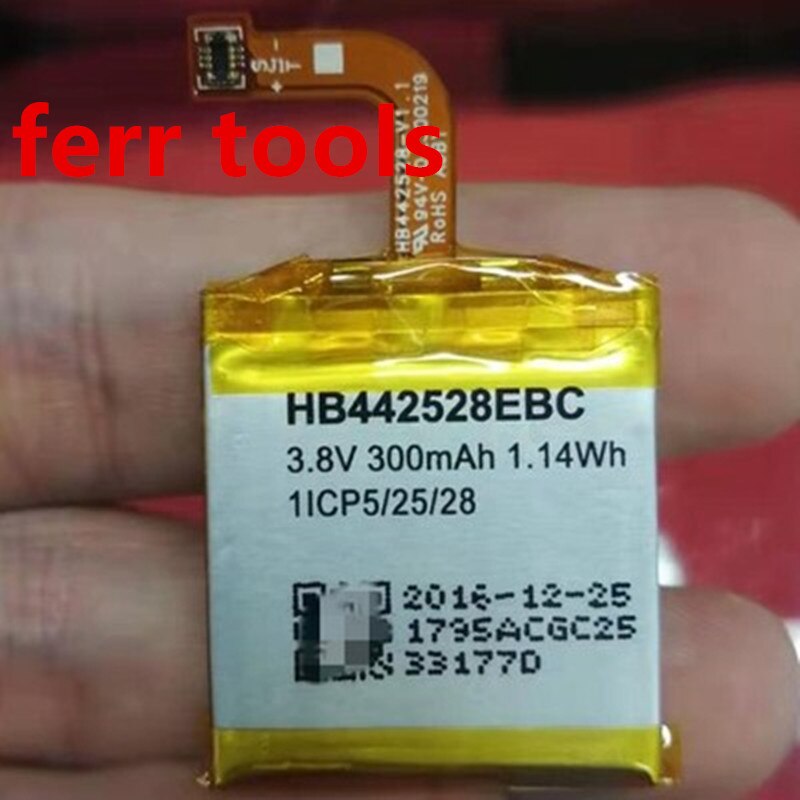 Batterij HB442528EBC HB512627ECW Voor Huawei Horloge 1 Watch1 Voor Huawei Horloge 2 Pro 4G EO-DLXXU Horloge Gt LEO-B09 + Gereedschap: HUAWEI Watch 1