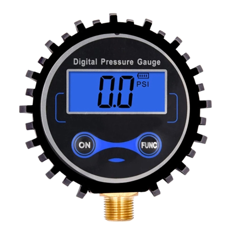 Upgraded Digital Manometer Pressure Gauge for w/ 4 Units Bar Kpa Kg Cmf2 for: Yellow