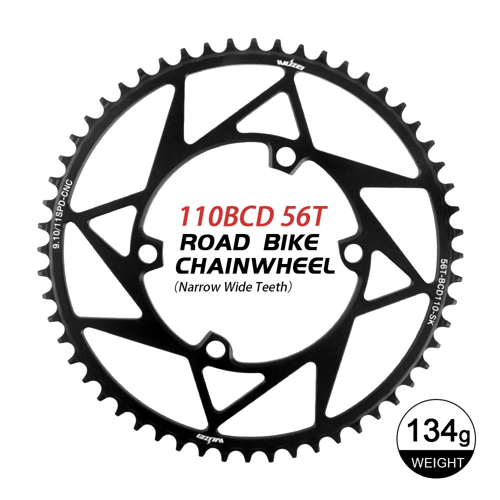 110 plato de bicicleta de carretera bcd para Shimano 105 platos r7000 r8000 r7100 r8100 r9200 4700 5800 6800 dura ace 110bcd rueda de cadena: Verde claro