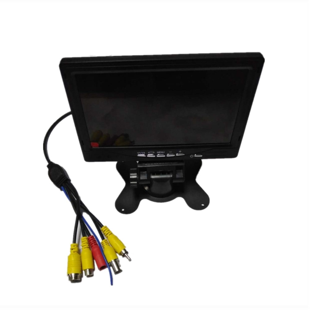 LSZ factory 7 inch LCD car monitor bus harvester 12-36V HD screen two way