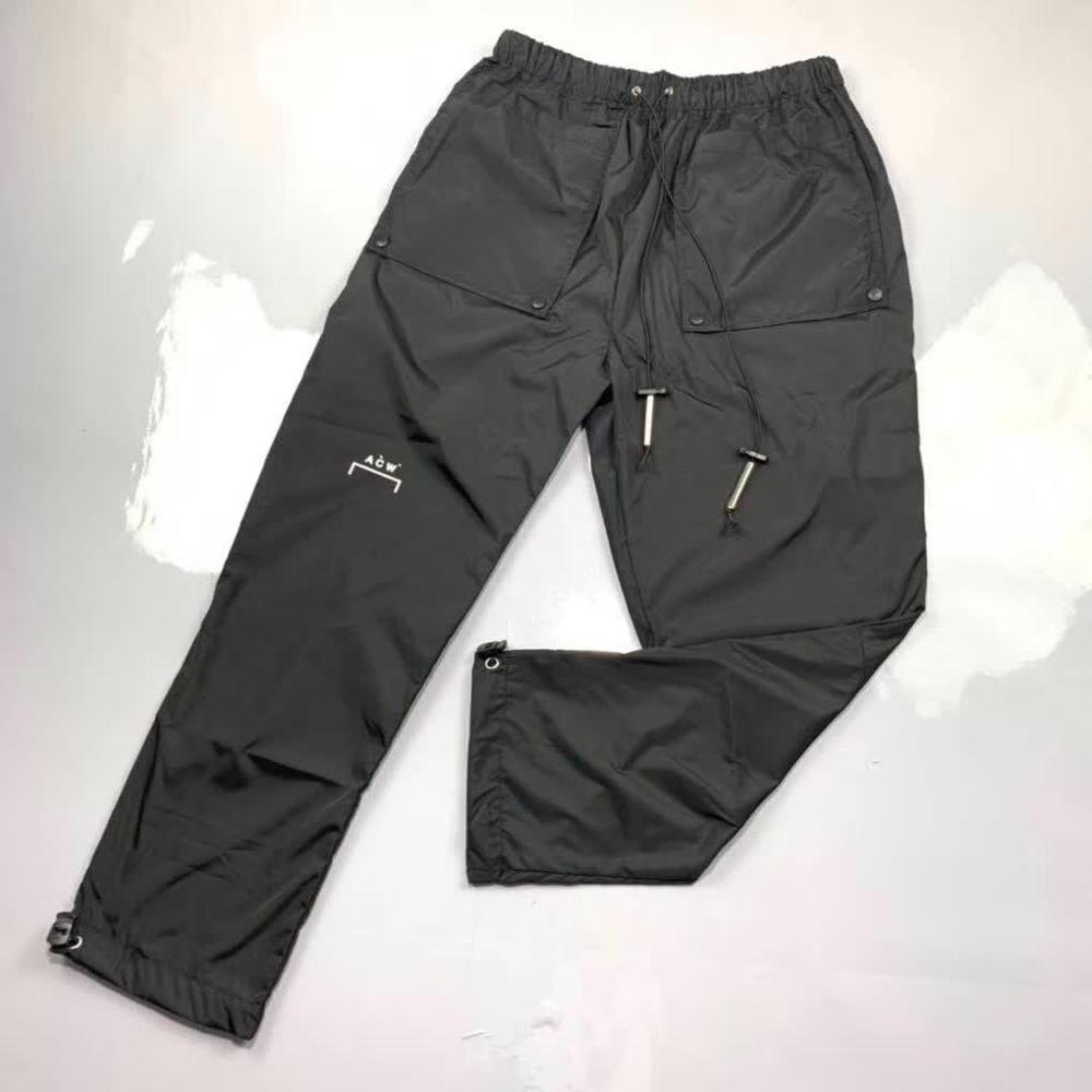 A-COLD WALL Pants High Street Two-layer pocket A-COLD-WALL* Trousers Men Women ACW Jogger Pants Inside Tag