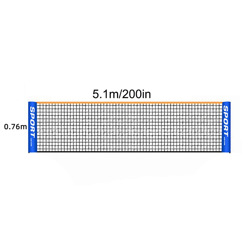 1PC Sports Net For Outdoor Badminton Tennis Volleyball Net Replacement Training Mesh Standard Badminton Net: Red