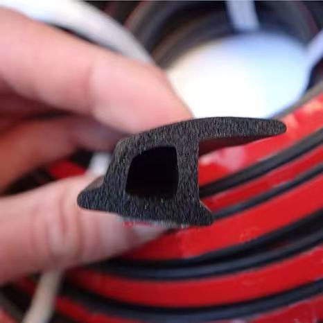 Universell p-typ bildörrstätningslist autokant gummi vattentät dammtät bullerisoleringslist ljudisolering med 3m gule