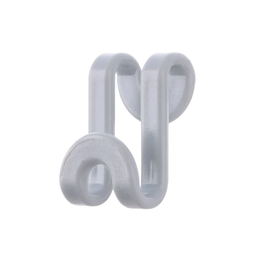 12Pcs Mini Clothes Hanger Connector Saving-Space Cascading Hook Wardrobe Closet Linking Hooks Wardrobe Cloakroom Accessories: 1PC / grey