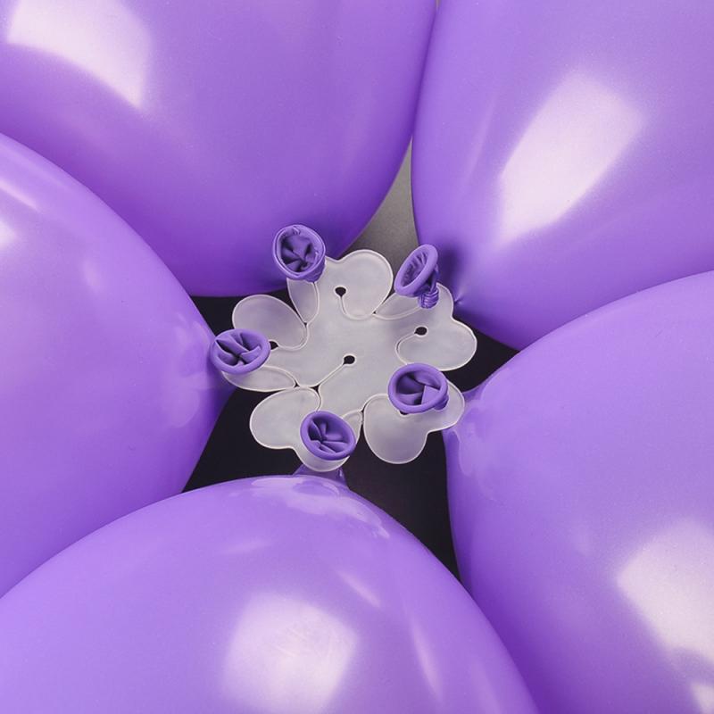 6Pcs Flower Modelling Ballonnen Clip Verjaardagsfeestje Bruiloft Decoratie Ballons Accessoires Folie Ballonnen Afdichting Klem
