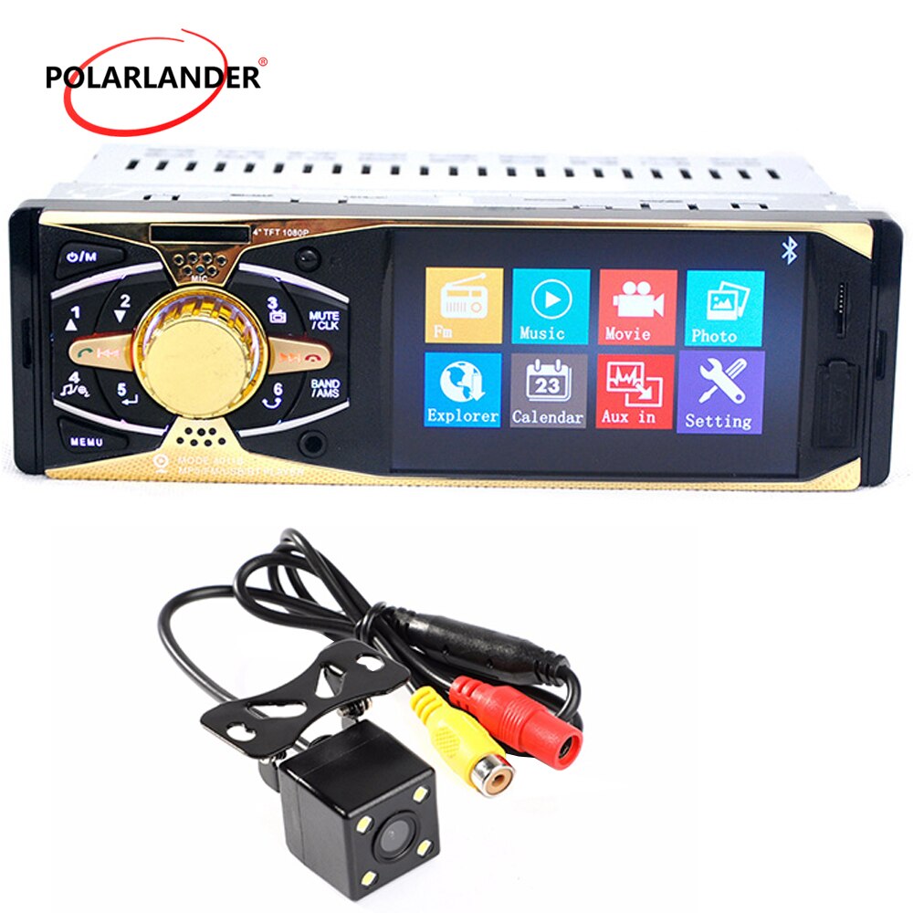 Radio cassette player bluetooth function 4'' inch TFT HD screen car radio MP5 player USB SD 1080P car audio stereo Autoradio