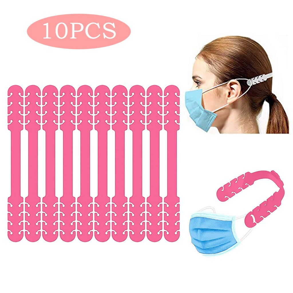 10PCS Mask Extenders Anti-Tightening 100% Crafted Ear Protector Ear Strap Accessories Mascarilla Accessories: C