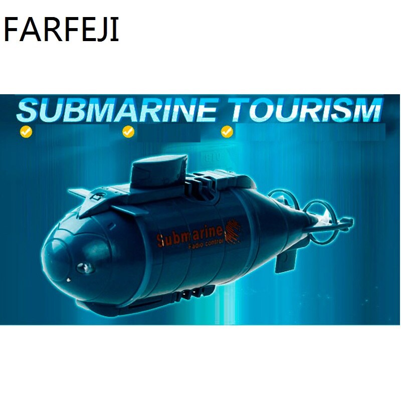 FARFEJI Mini RC Submarine 27 mhz Radio Controle Remoto Submarine Speelgoed Water Rc Voor Kinderen Kids Boot Speelgoed