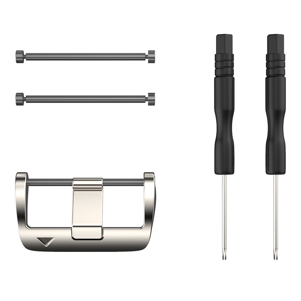 Rvs Horloge Bandjes Bands Gesp Vervangende Horloge Band Sluiting 22Mm/26Mm Strap Sluiting Gereedschap Thuis verbetering: Silver 