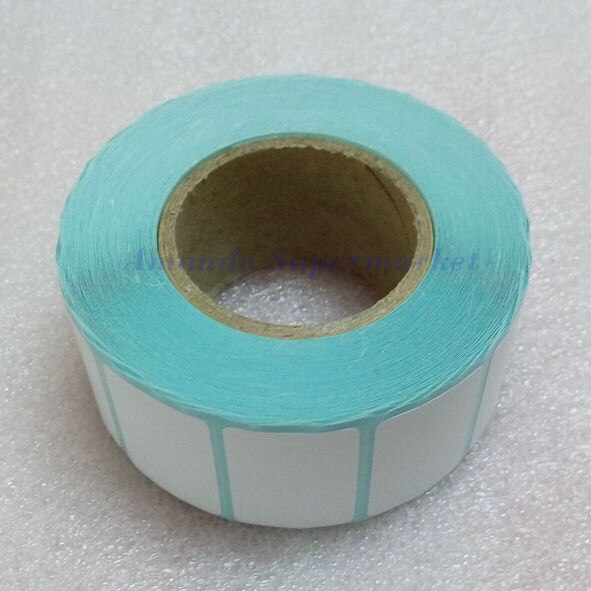 Adhesive Sticker Label Sticker 30*25 mm 900 Pcs / Roll Thermal Label Supermarket Logistics Blank Label Direct Print Waterproof