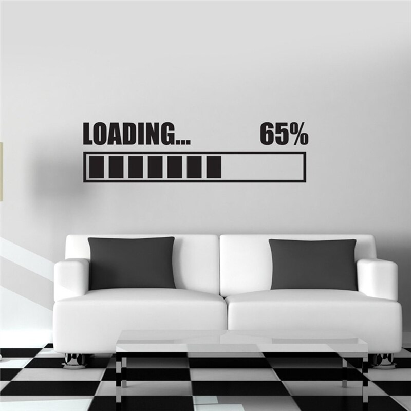 Wall Stickers Vinyl Decal Loading Gamer Gaming Wall Sticker RoomMates Home Decor Wall Art Murals