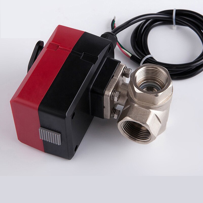DN32 3 way solenoid valve three way ball valve electric valve motorized valve 3way for water