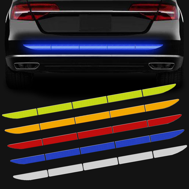 90 cm reflecterende autosticker veiligheidswaarschuwing reflector tape autostickers anti-botsingswaarschuwing reflector sticker auto-accessoires