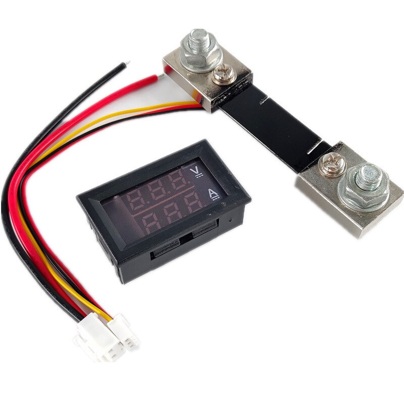 Mini Digital Voltmeter Ammeter with Dual LED DisplayDC 100V 10A Panel Amp Volt Voltage Auto Car Current Meter Tester