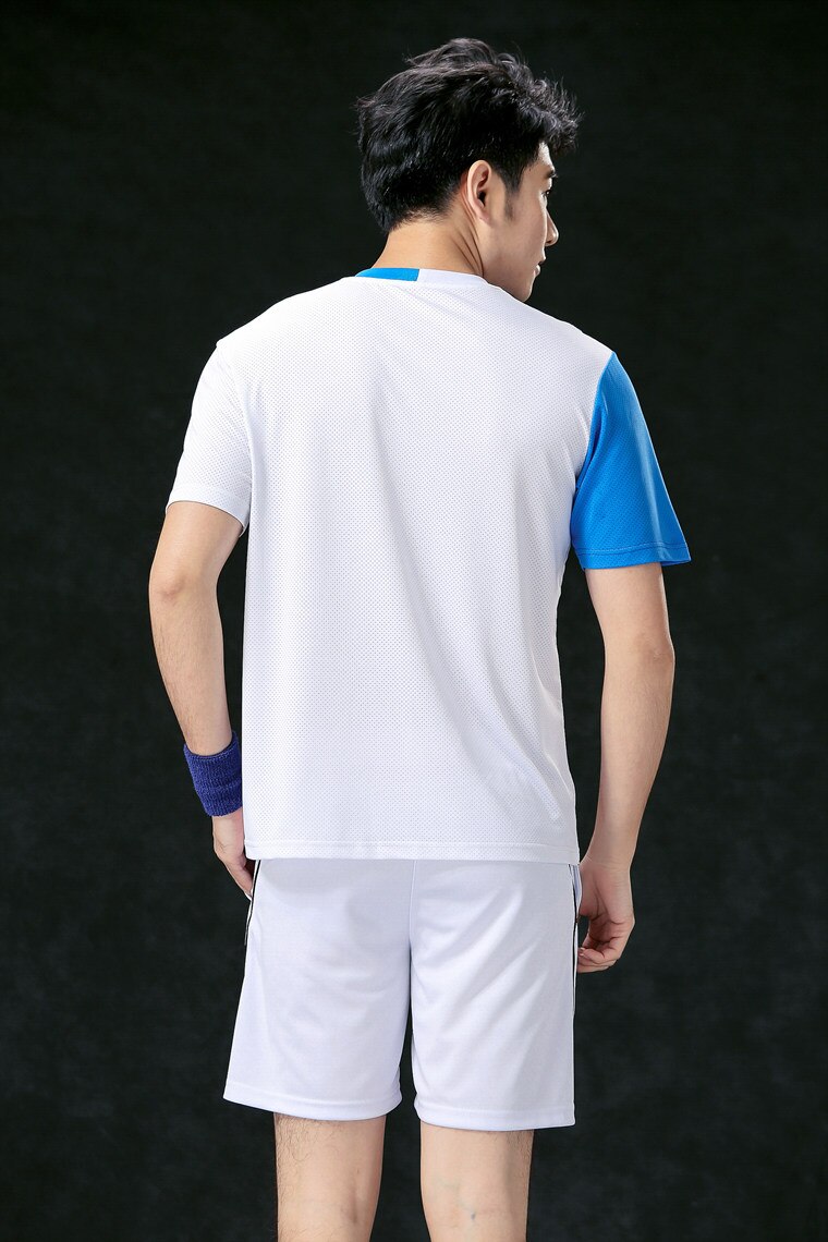 Badmintonkläder herr , sportbadmintonkläder , tenniskläder , tennisskjorta+ shorts 5062
