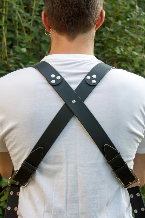 vintage Men And Women Camera Straps Hang Tourism Belt braces bretelle slinger pu leather brace