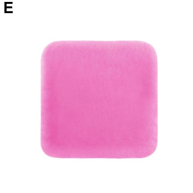 Universal fuzzy plys bilsæde pude uld pels varm bil sæde pude betræk stol pude bil interiør tilbehør 1pc: E