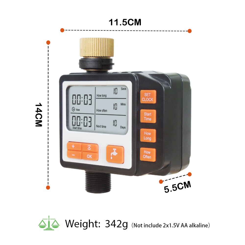 Digital Water Irrigation Timer Automatic Intelligent Garden Watering Timer Water Hose Timers Irrigation Controller