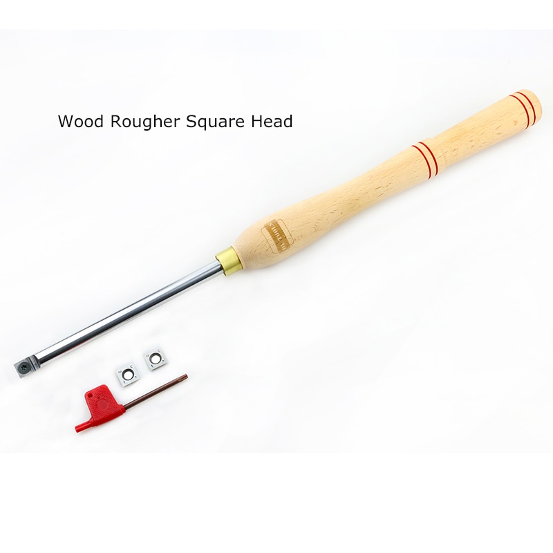 Wood Turning Lathe Tool for Wood Roughing Finishing and Detailing Matched with 2 pcs Carbide Inserts lathe cutter