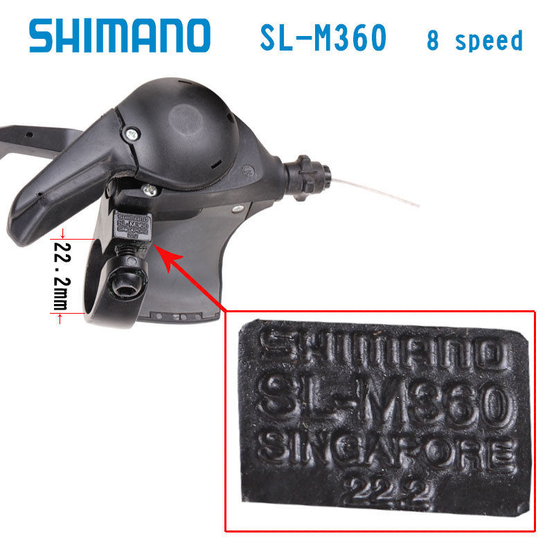 Shimano Acera SL-M360 M360 8 Speed Shifter Trigger Set 3X8 w/inner Cable Left-3s Right-8s