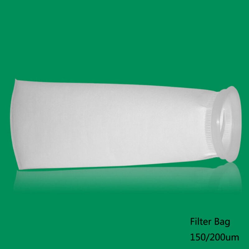 Bolsa de filtro de 150/200 micras de 4 pulgadas para pecera doméstica, calcetín de fieltro para acuario,