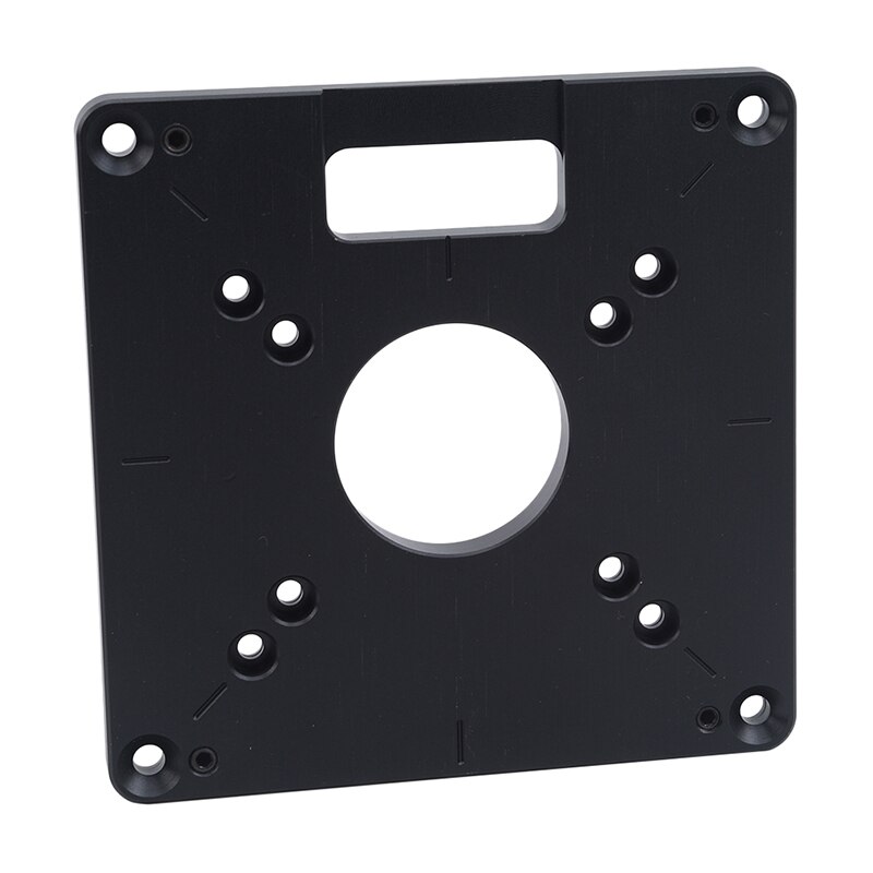 Universal Aluminum Router Table Insert Plate Trimming Machine Flip Board For Woodworking Benches Router Table Plate