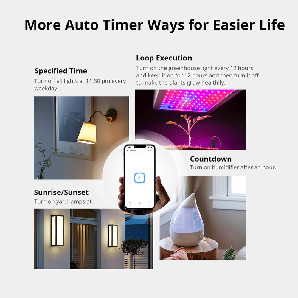 Sonoff zb mini-l – kein neutralleiter erforderlich – smart-home-zigbee- 2- -funk-wechselschalter, kompatibel mit der ewelink-app, alexa, google und alice