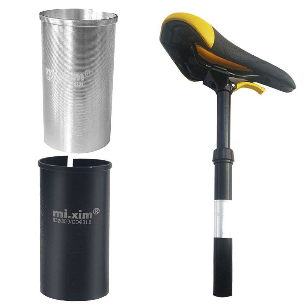 Aluminium Alloy Bike Seat Tube Adapter Alloy 31.6mm 30.9mm Bicycle Saddle Tube Size Reducer Shim Mountain Road Bike