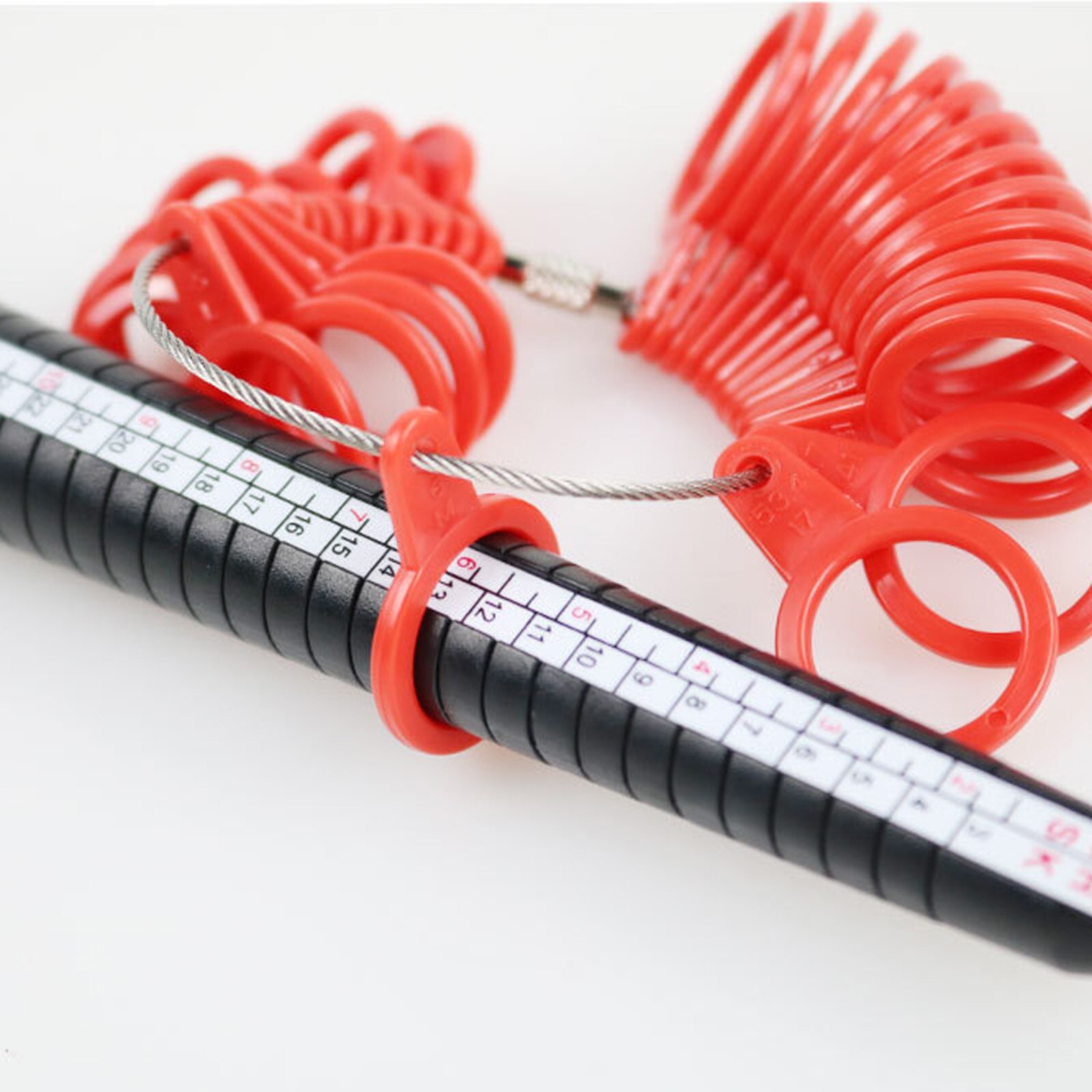 Finger Sizers Gauge Kit Finger Sizing Ruler Ring Stick Jewelry Making Tools Portable Measurement Equipment DIY Measuring Tool