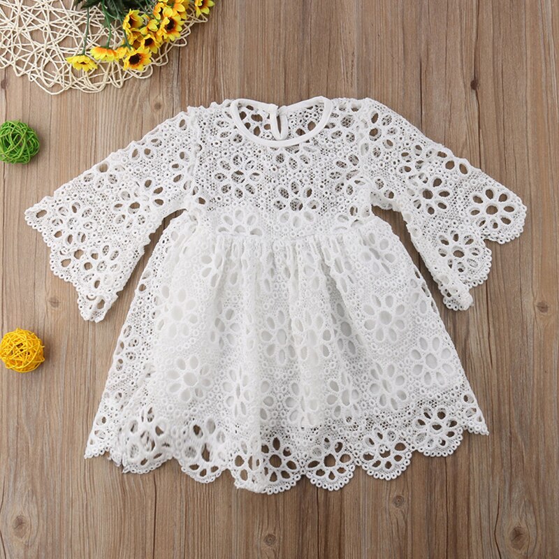 Moeder En Dochter Jurken Wedding Party Avond Familie Look Moeder Dochter Lace Hollow Mama En Me Kleding Prinses Jurk Set