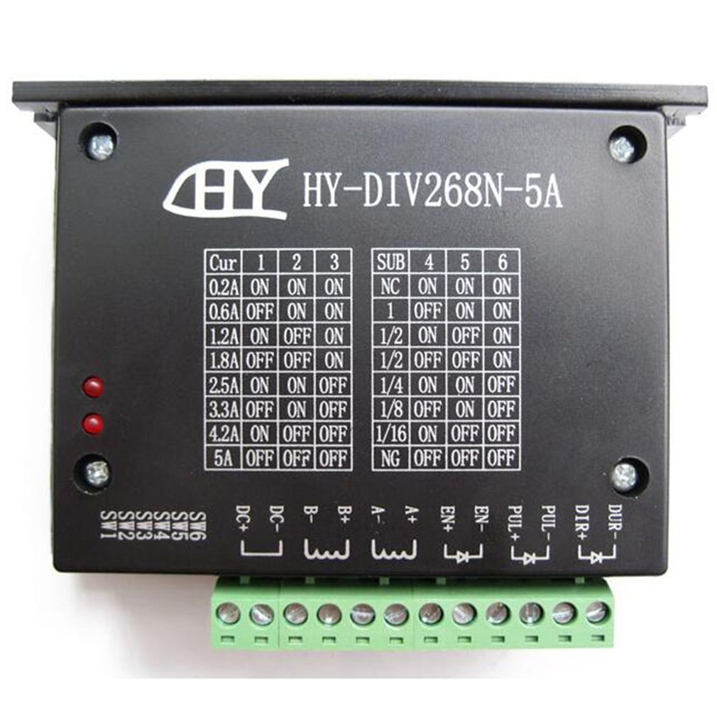 CNC Controller Stepper Motor Driver Nema TB6600 Single Axes Two Phase Stepper Motor for CNC HY-DIV268N-5A