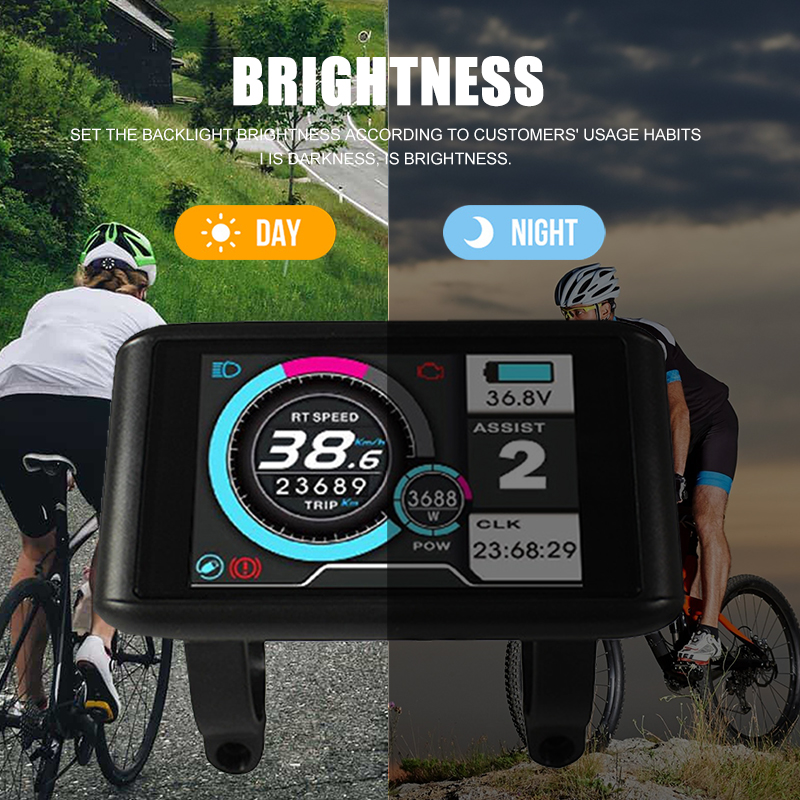 Electric Bike S866 Display S900 UKC1 M3 M5 LCD Panel Screen with SM/Waterproof Plug Matching JN controller Bicycle Accessories